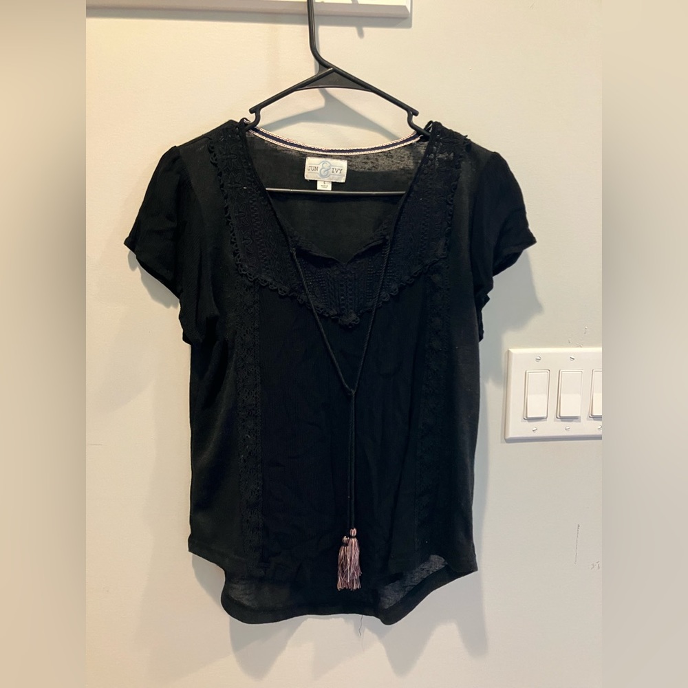Cute Black Top